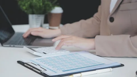 StartUp Programming Team. Website designer working digital tablet dock keyb.. Stock Footage 273382039