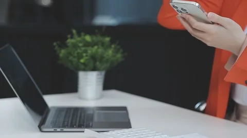 StartUp Programming Team. Website designer working digital tablet dock keyb.. Stock Footage 273382191