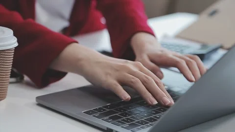 StartUp Programming Team. Website designer working digital tablet dock keyb.. Stock Footage 273382748