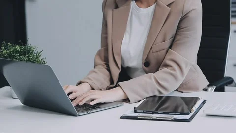 StartUp Programming Team. Website designer working digital tablet dock keyb.. Stock Footage 273505802