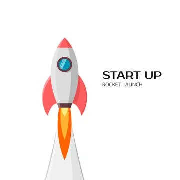 Startup project concept. Business flat design. Stock Illustration