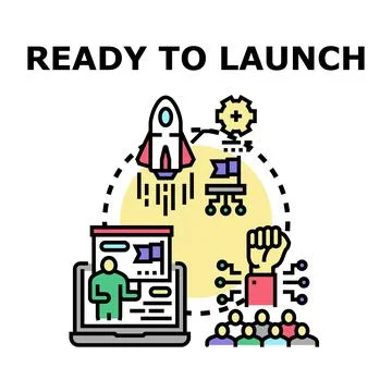 Startup project launch preparation and business development strategy 스톡 일러스트