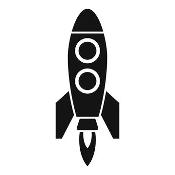 Startup rocket icon simple vector. Digital plant project イラスト素材