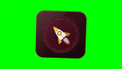 Startup Rocket Launch Mission Card With Green Screen Background. Stock-Footage 346601180