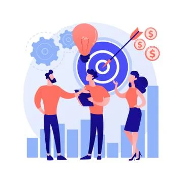 Startup, rocket launch vector concept metaphor. Stock Illustration