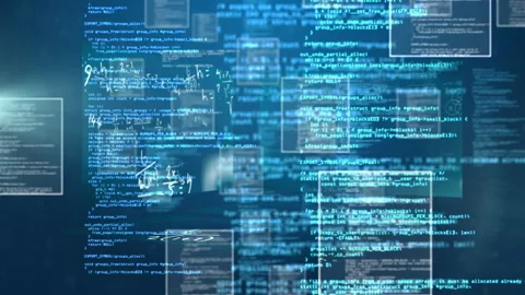 At startup, translucent rectangles appearing and drifting to visualize evolving 動画素材 310406355