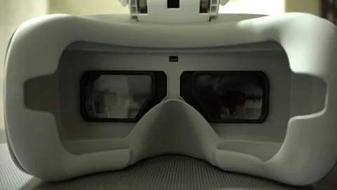 Startup of Virtual Goggles Stock Footage 114889979