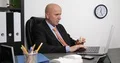 Starved Businessperson Working with Laptop in Office and Eating a Sandwich 4k or 4k+ Resolution