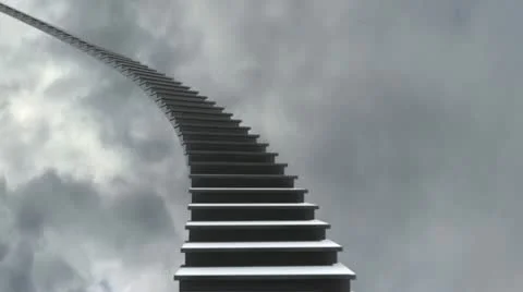 Starway white 02 Stock Footage 12727215