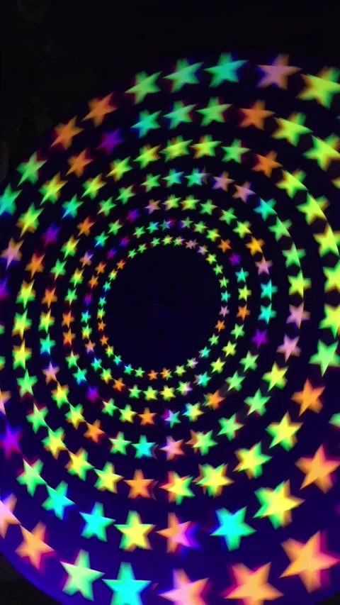 Starwheel Led Lights Stock Footage
