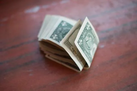 A stash of cash Stock Photos