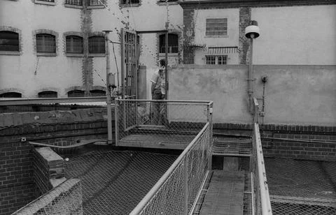  Stasi Gefängnis Potsdam DDR, Potsdam, 13.05.1990, Linden Hotel - Haus für. Stock Photos