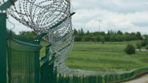 State border Stock Footage 76949484