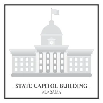 State capitol building Stock Illustration