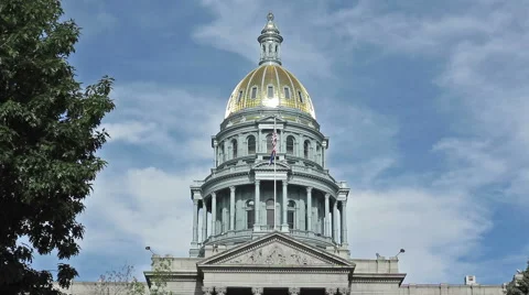 State Capitol of Colorado-Time Lapse 1080 Stock Footage 41213749