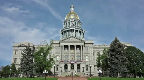 State Capitol of Colorado-Time Lapse 1080 Stock Footage 41226928