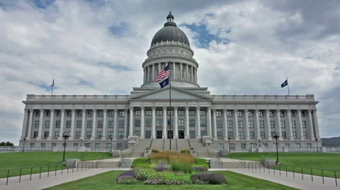 State Capitol of Utah-Time Lapse 1080 Stock Footage 41207948