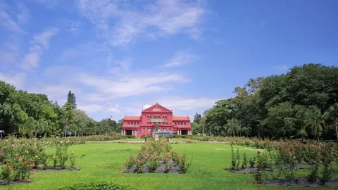 State central library Seshadri Iyer Memorial Hall cubbon park Bangalore 1080p Stock Footage 139095352