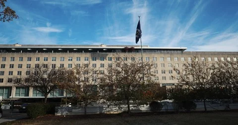The State Department in Washington, D.C. Stock Footage 120756032