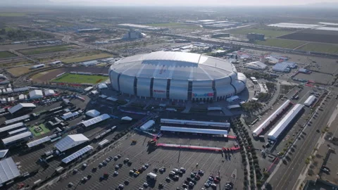 State Farm Stadium 2023 Super Bowl LVII Stock Footage 232280939