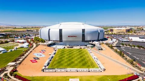 State Farm Stadium is a multi-purpose retractable roof stadium in Glendale,.. Foto stock
