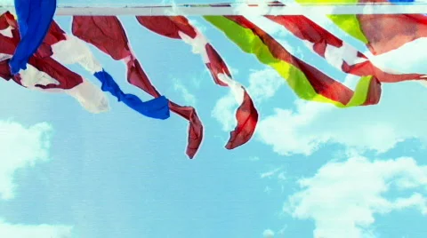 State Flag Stock Footage 619396