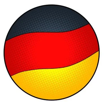 State flag of Germany Stock Illustration
