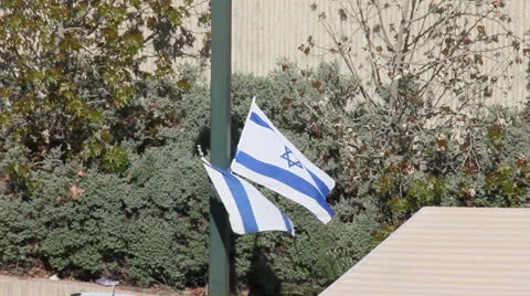 State flag of Israel Stock-Footage 22757889