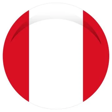 State flag of Peru. Accurate dimensions, elements proportions and colors. Stock Illustration