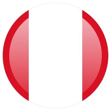 State flag of Peru. Accurate dimensions, elements proportions and colors. Stock Illustration