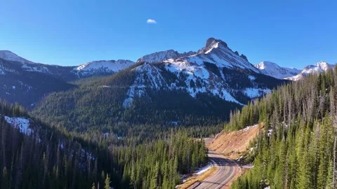 State Forest State Park 01 | Never Summer Mountains | Rockies, CO | 4k Drone Video stock 259859631