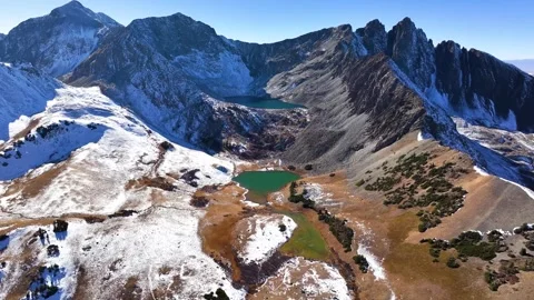 State Forest State Park American Lakes 08 | Rocky Mountains Wilderness | Drone Stock Footage 293244341