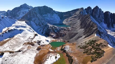 State Forest State Park American Lakes 09 | Rocky Mountains Wilderness | Drone Video stock 293244381