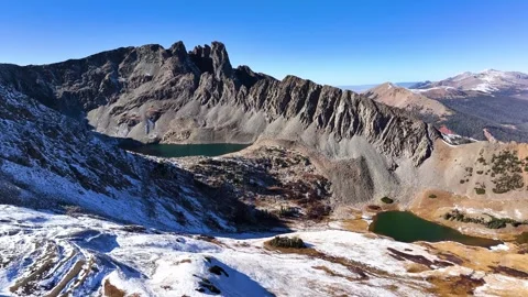State Forest State Park American Lakes 05 | Rocky Mountains Wilderness | Drone Stock Footage 293244545
