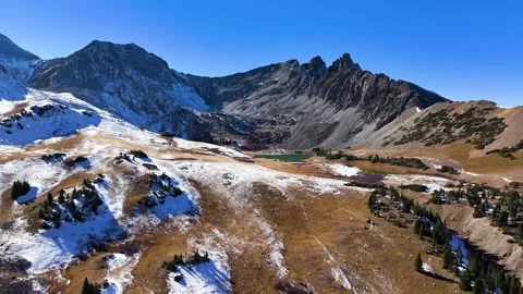 State Forest State Park American Lakes 01 | Rocky Mountains Wilderness | Drone Video stock 293244662