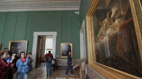 State Hermitage Museum, interior. Stock Footage 115480060