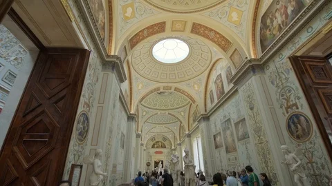 State Hermitage Museum, interior. Video stock 115480187