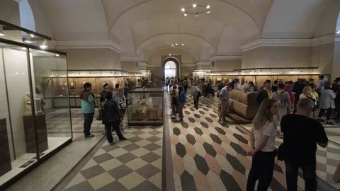 State Hermitage Museum, interior. Video stock 115480221
