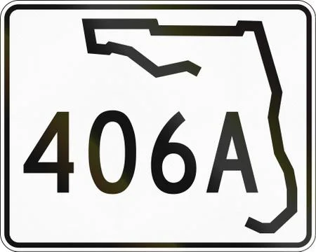 State Highway Shield Florida Stock Illustration