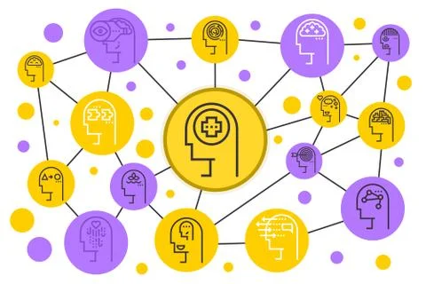 State of mind concept illustration Stock Illustration