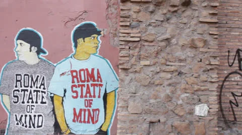 State of mind-Murales Stock Footage 22605732
