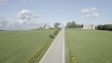 Up state New York green fields Stock Footage 188043759