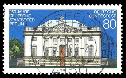 State Opera House Berlin Ilustración de archivo