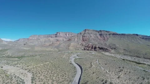 State Park in Virgin River Canyon in Arizona on Highway 15 Stock Footage 84718831