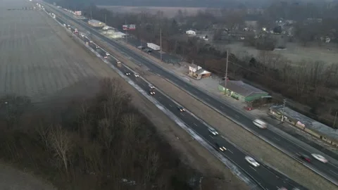 State Road Timelapse Stock Footage 170396039