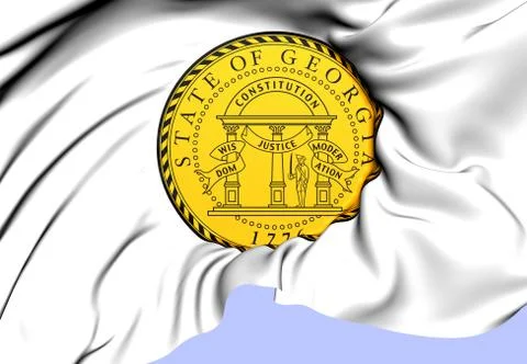 State seal of georgia Stock Illustration