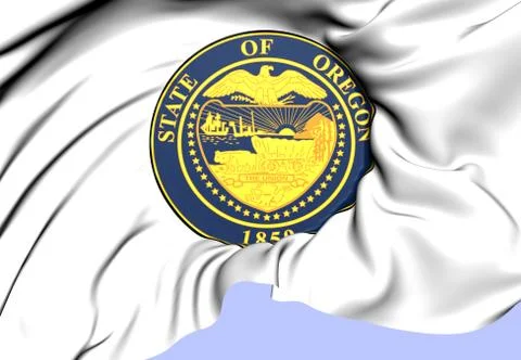 State seal of oregon Stock Illustration