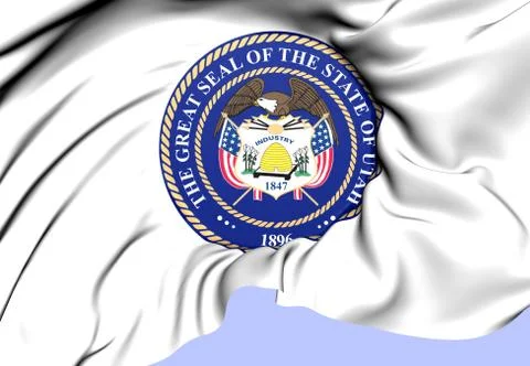 State seal of utah Stock Illustration