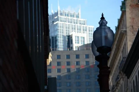 State Street Background Stockfoto's