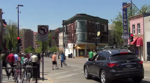 State Street Time Lapse b - Madison, WI Stock Footage 23497010